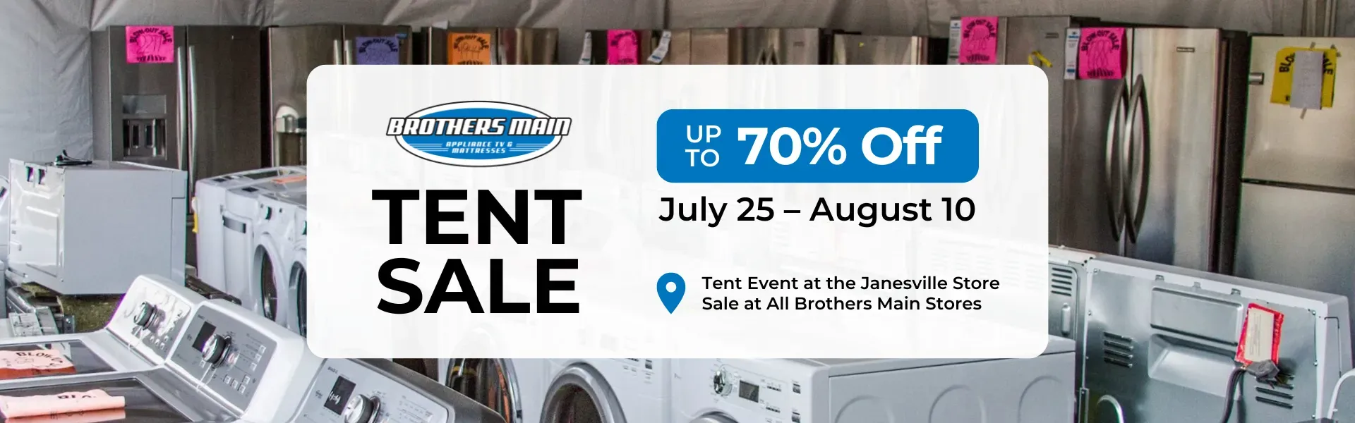 Tent Sale